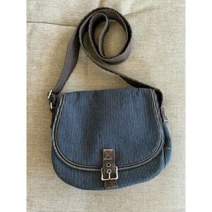 Thirty-One Free To Be Crossbody Bag Railroad Stripe